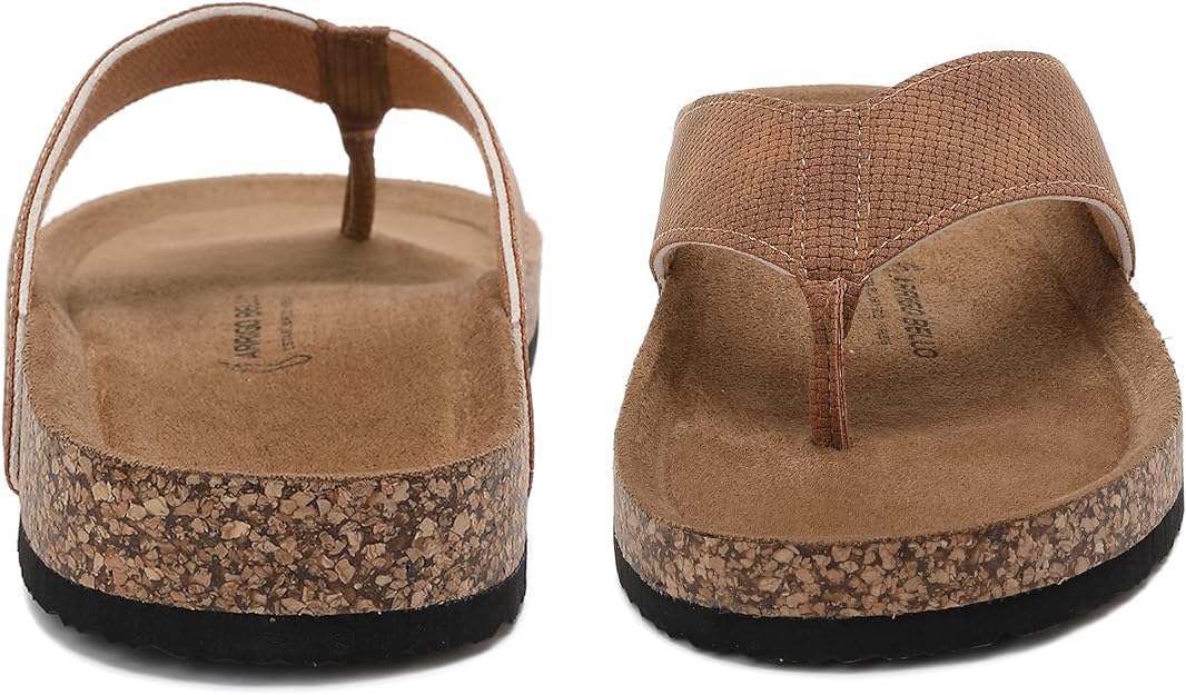 ARRIGO BELLO Thong Sandals Mens Flip Flops Beach Outdoor Slipp... - 4