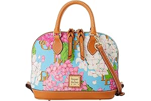 Hydrangea Monogram Bitsy Bag Satchel
