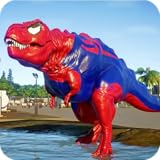 Dinosaur Revolt Battle Wild Monster Smasher Rampage Animal Hunter Gorilla Dinosaur Games