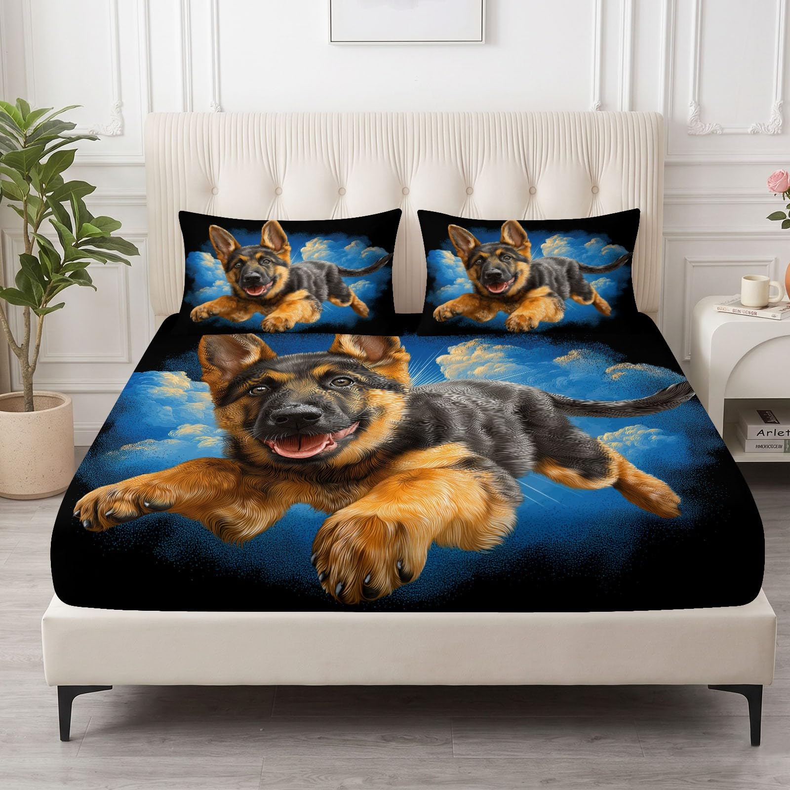 Sábana bajera ajustable tamaño Super King de 180 x 200 cm, microfibra suave para niños y adolescentes, resistente a la decoloración, con bolsillo profundo de 30 cm, color negro