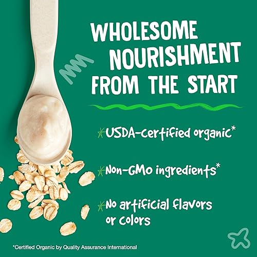 Miniatura 5 de Earth's Best Cereal de avena integral orgánico, 8 onzas