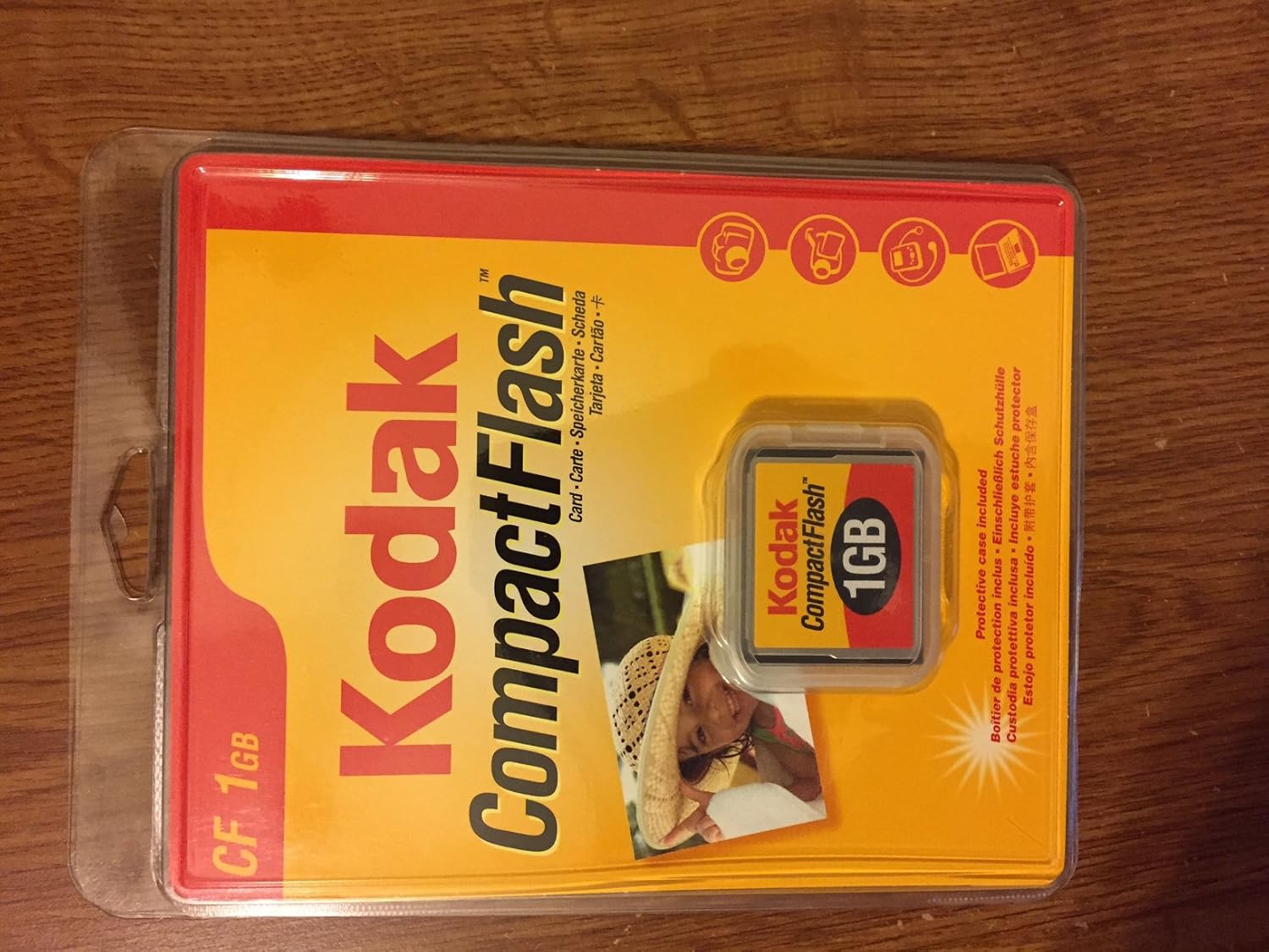 Kodak 1GB Compact Flash Memory Card,Retail Package
