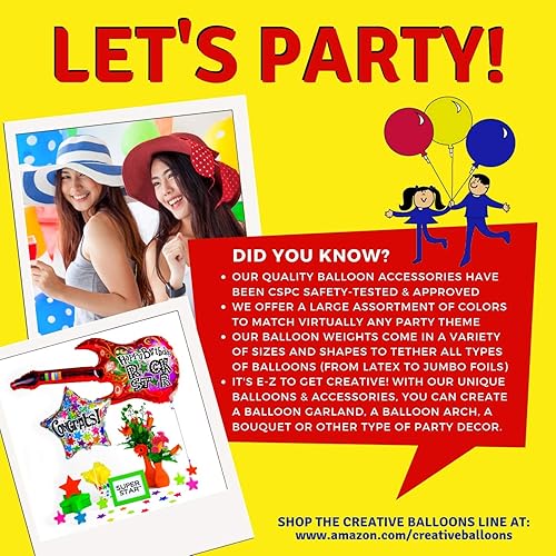 Miniatura 3 de Happy Weight - Globo pesado de 3.53 oz, peso primario más asistencia (10 piezas)