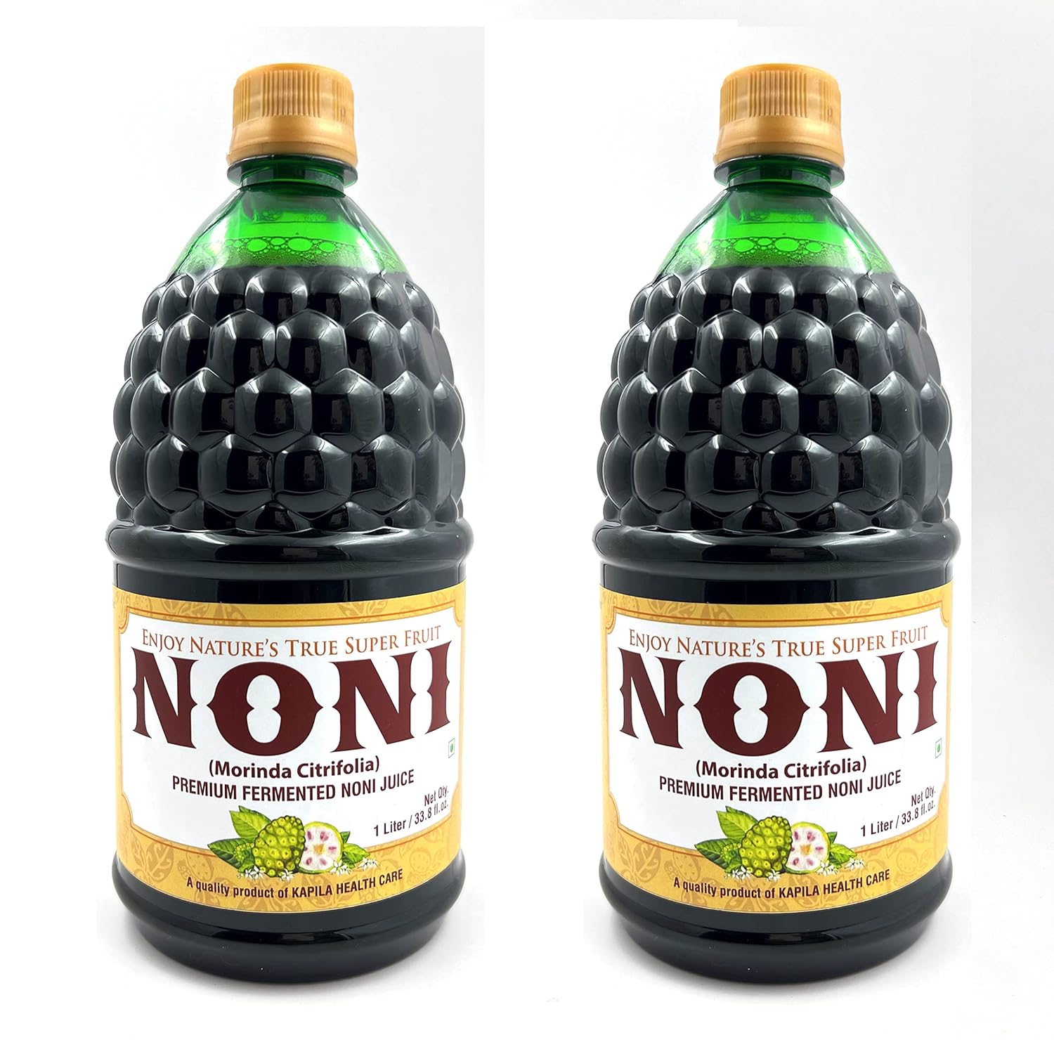 Kapila Noni Juice 2 Liters for (1L+ 1L) Diabetes Care & Immunity Boost, Rich in Antioxidants Boosts Energy, Sugar Free Noni Kokum Juice