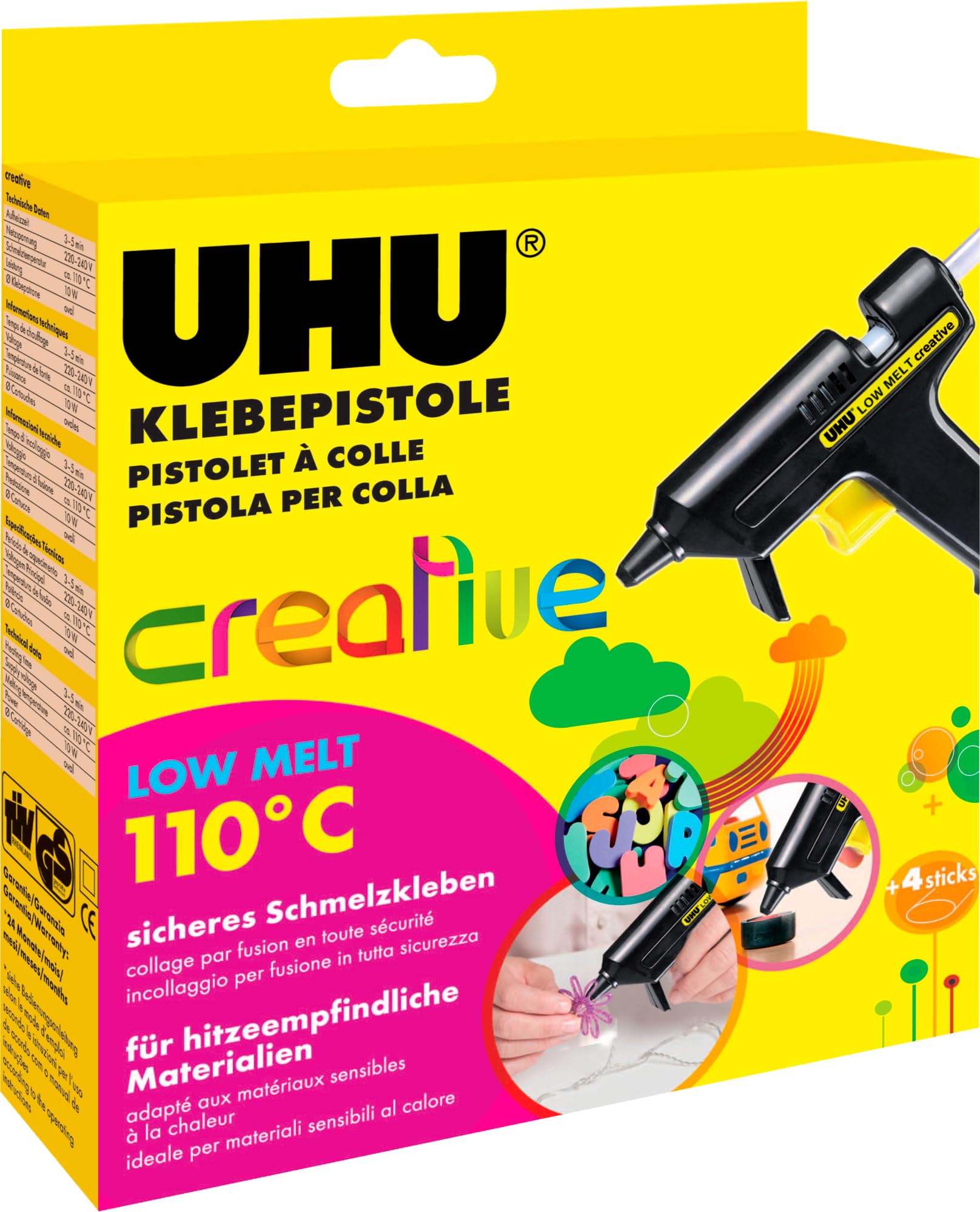 Uhu - 48610 - Pistolet à colle 110 - fond à 110°C