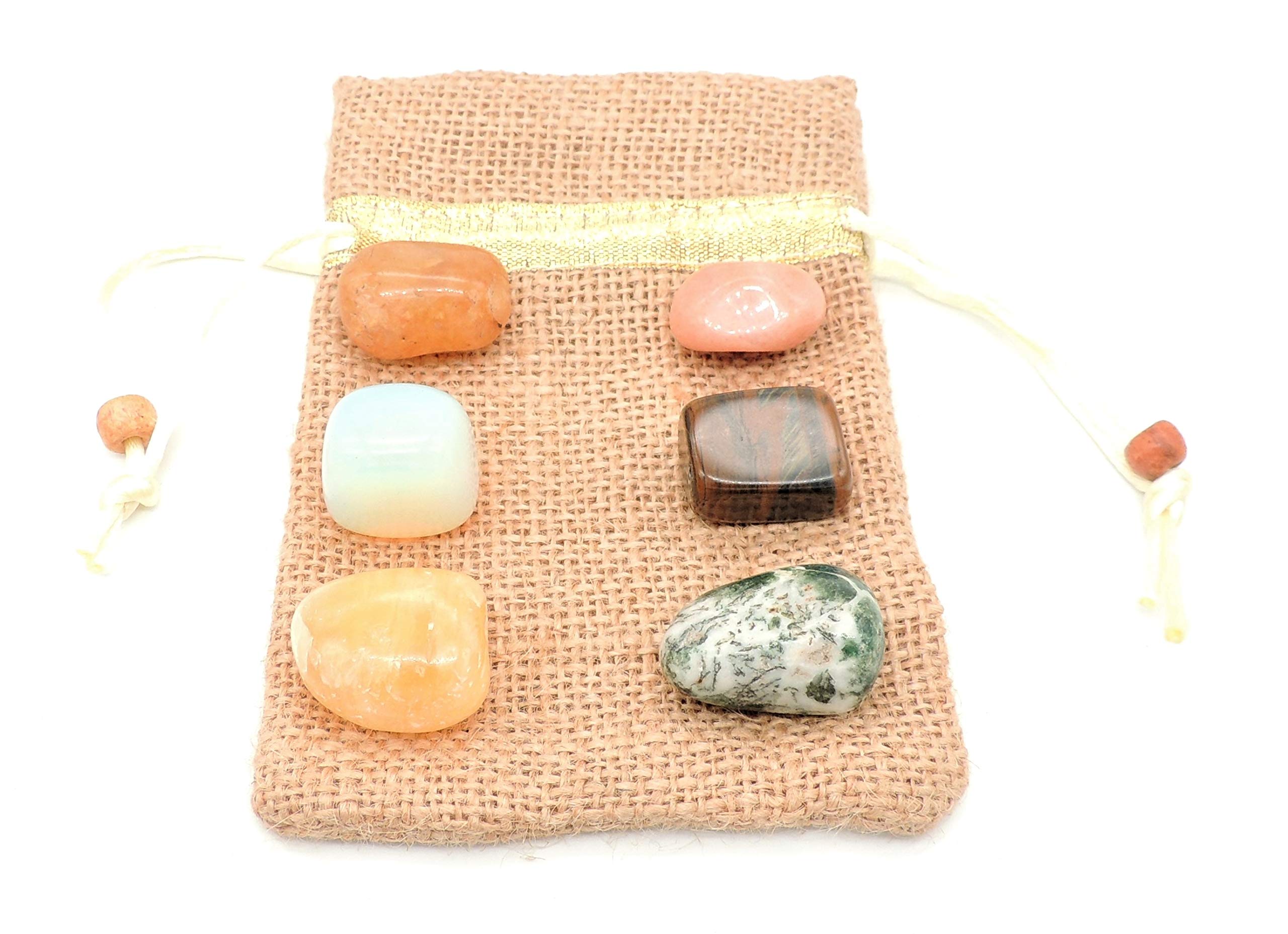 Buy Sahib Healing Crystalsfor Zodiac Sign: Gemini Tumbled Stones Set ...