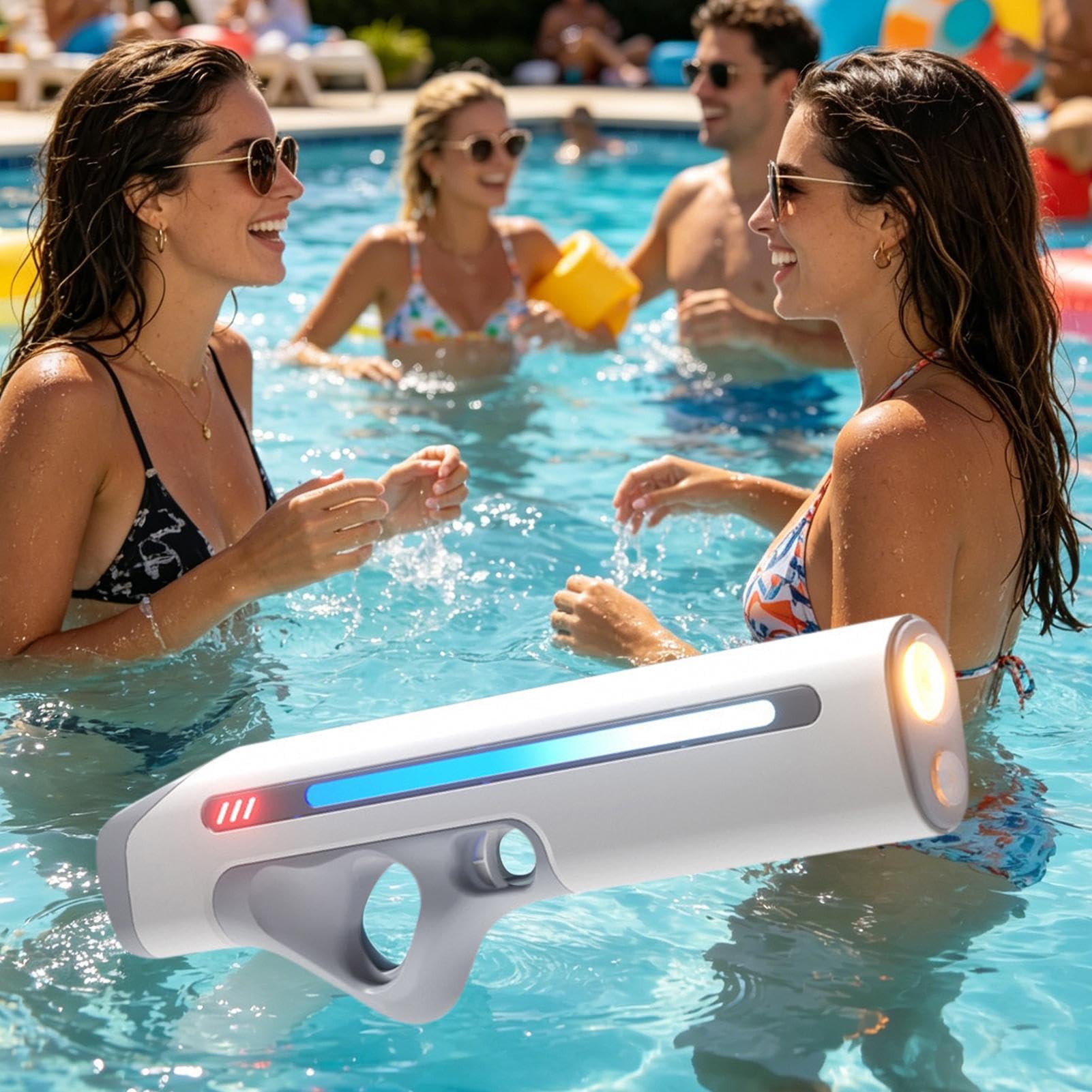 Spruzzatore d'Acqua per Bambini Spruzzatore Elettrico Estivo | Giochi Acquatici Da Piscina Per Bambini E Adulti, , Spiaggia, Piscina, Giardino, Giochi All'Aperto, Festa