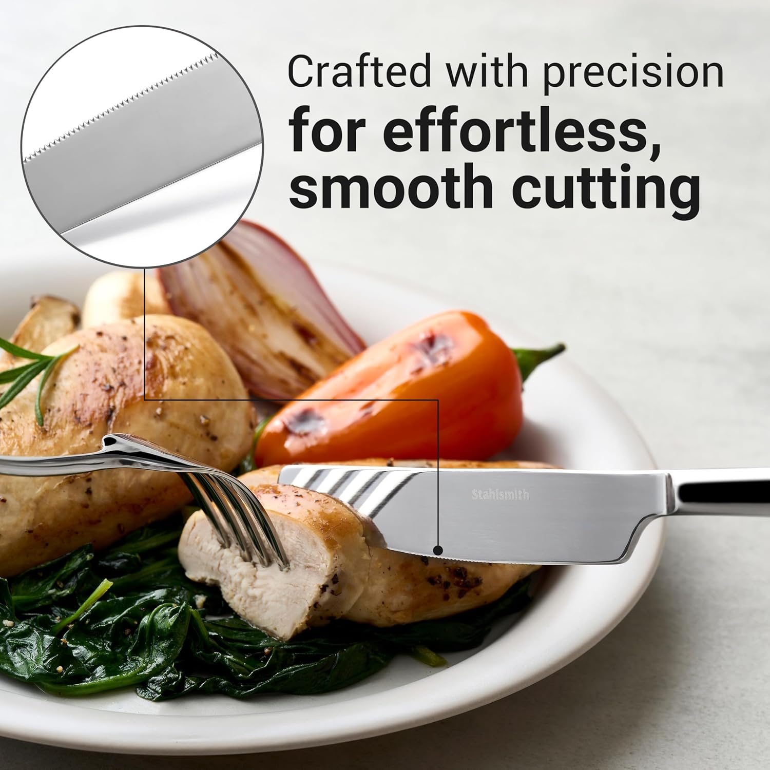 Riesa Flatware Set for 6, 30-Piece 18/10 Stainless Steel Silverware Set, Modern Cutlery Set with Mirror Finish, Dishwasher Safe Kitchen Utensils, Mother’s Day Gift