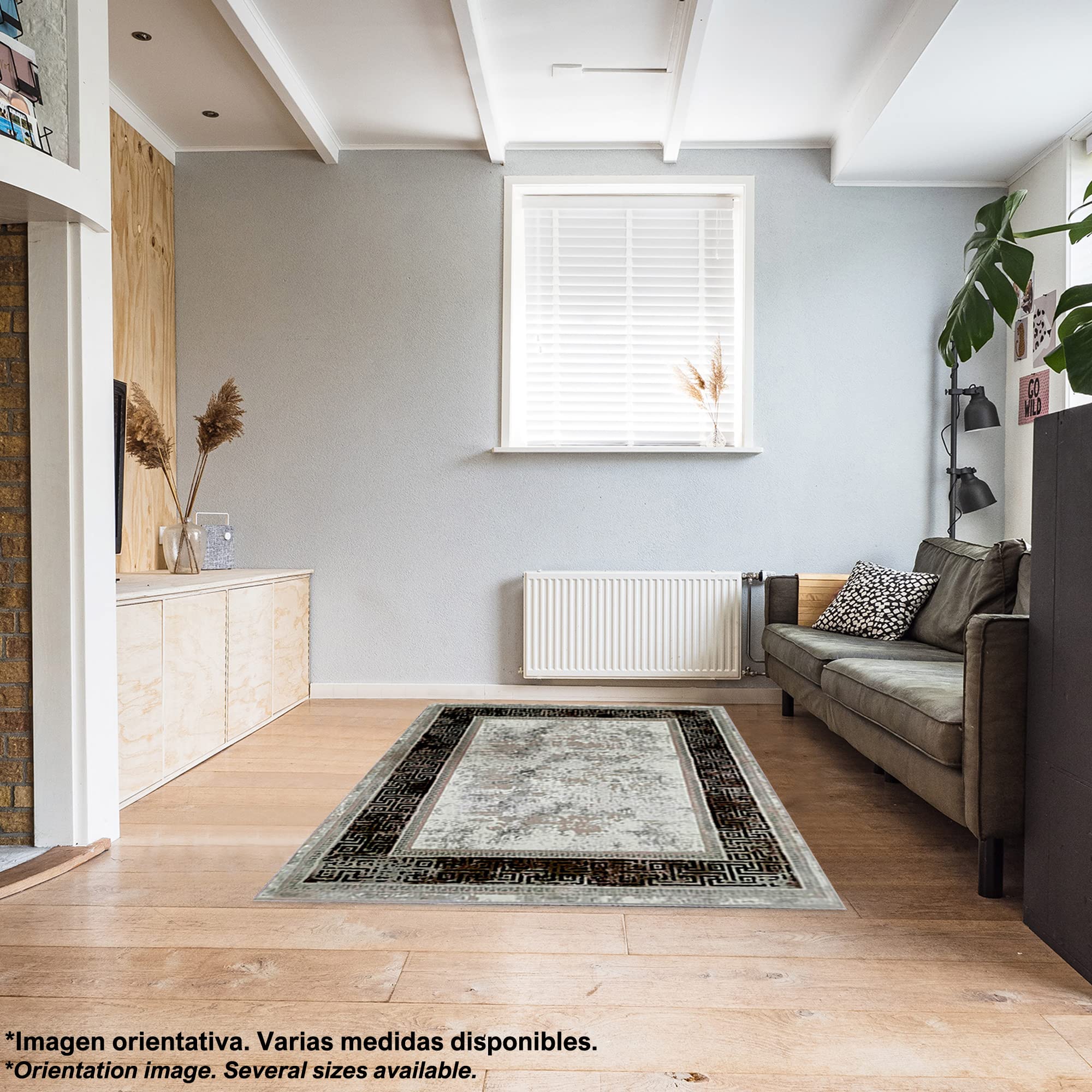 Tapis en polyester estampillé 100 x 200 cm