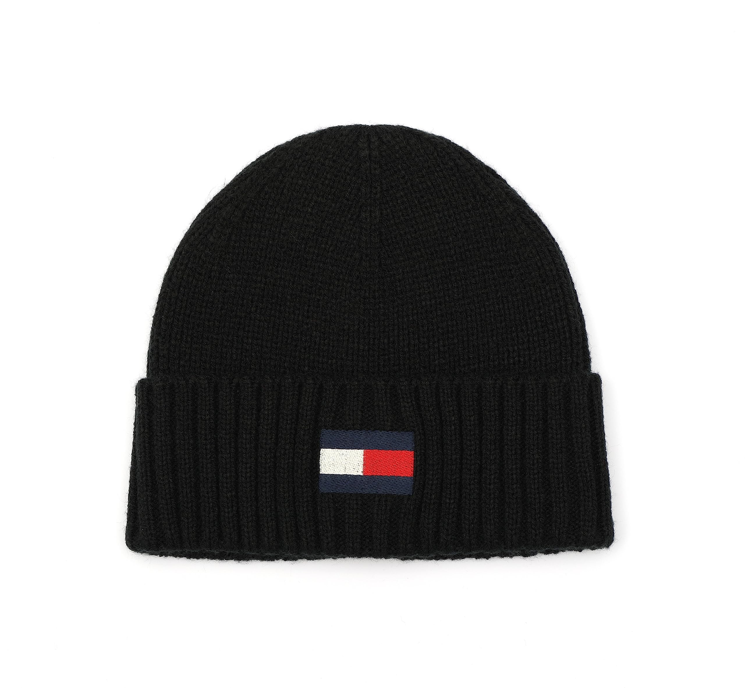 Tommy Hilfiger Men's Emboidered Flag Watch Cap and Glove Set