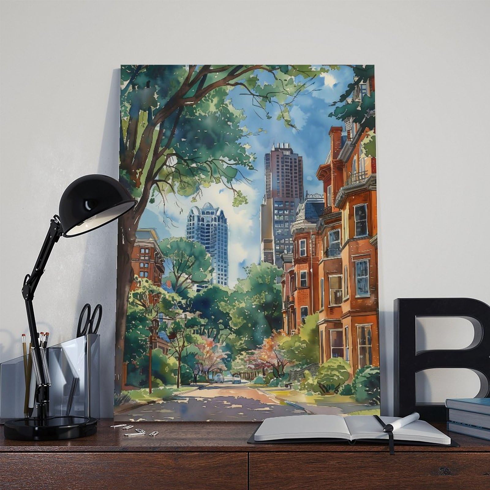 Amazon.com: ZJLAMZ New Orleans Watercolor Painting Travel Print