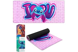 Disney Stitch Large Desk Mat Mouse Pad: The Ultimate Stitch-Shaped Protector for...