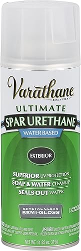 Miniatura 7 de Rust-Oleum Varathane barniz transparente clásico para exteriores de uretano de 32 onzas líquidas a base de agua 250241H