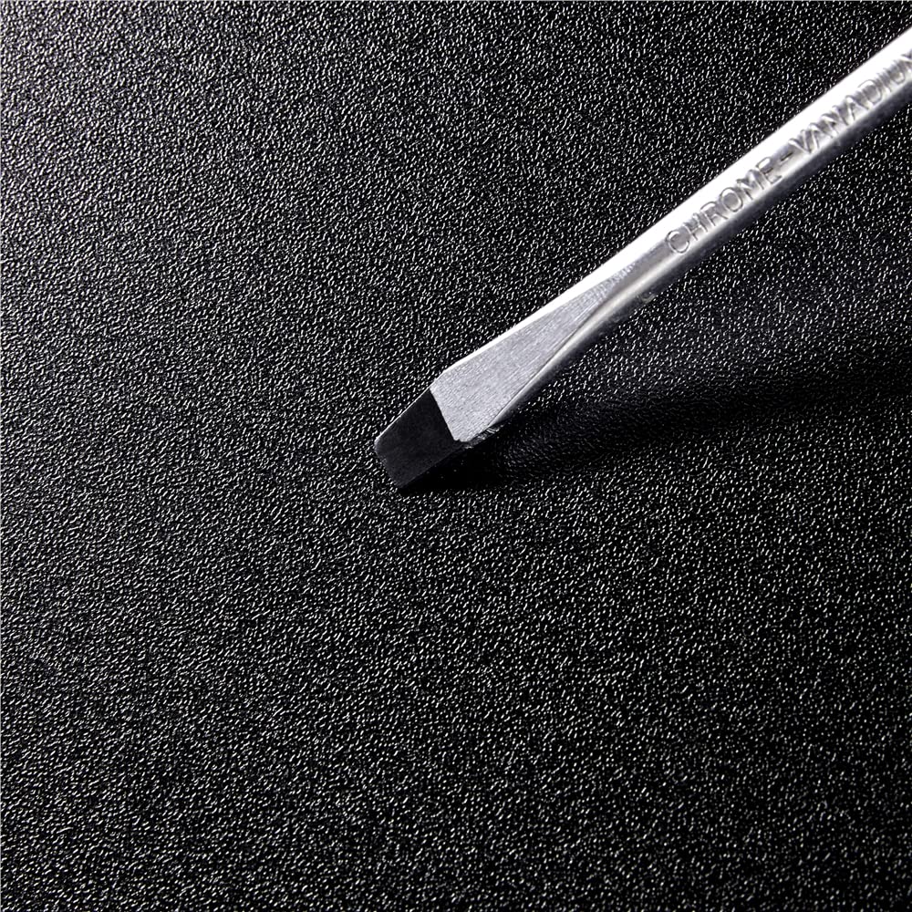 Yaheetech 2X Mesitas de Noche Negras con 3 Cajones Mesas Auxiliares | de Madera Estilo Moderno para Sala de Estar 45 x 35 x 60,5 cm Dormitorio Salón