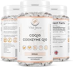 CoQ10 300mg - 120 Vegan Capsules (4 Month Supply) - CoEnzyme Q10 Naturally Fermented Ubiquinone Coenzyme - High Strength UK Made