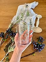 Vista 7 de KLIFA - Bonito: 14.7 y 20 onzas, juego de 8, vasos acrílicos y vasos altos para beber, sin BPA, vasos de plástico apilables, aptos para Transparente