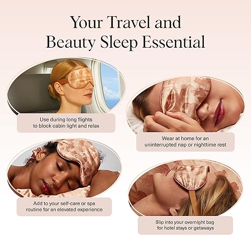 Miniatura 6 de Disney x Kitsch - Antifaz de satén para dormir, más suave que la máscara de seda para dormir, antifaz de satén y para dormir, máscara de ojos y