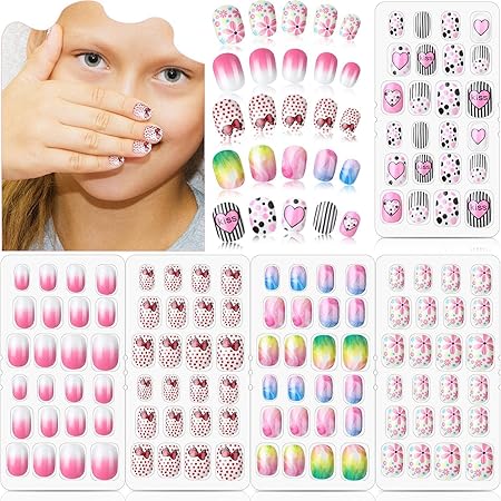 Amazon.com: Vivace 4PACK 48Tips Color Changing Glow Nails 4 Kinds of ...