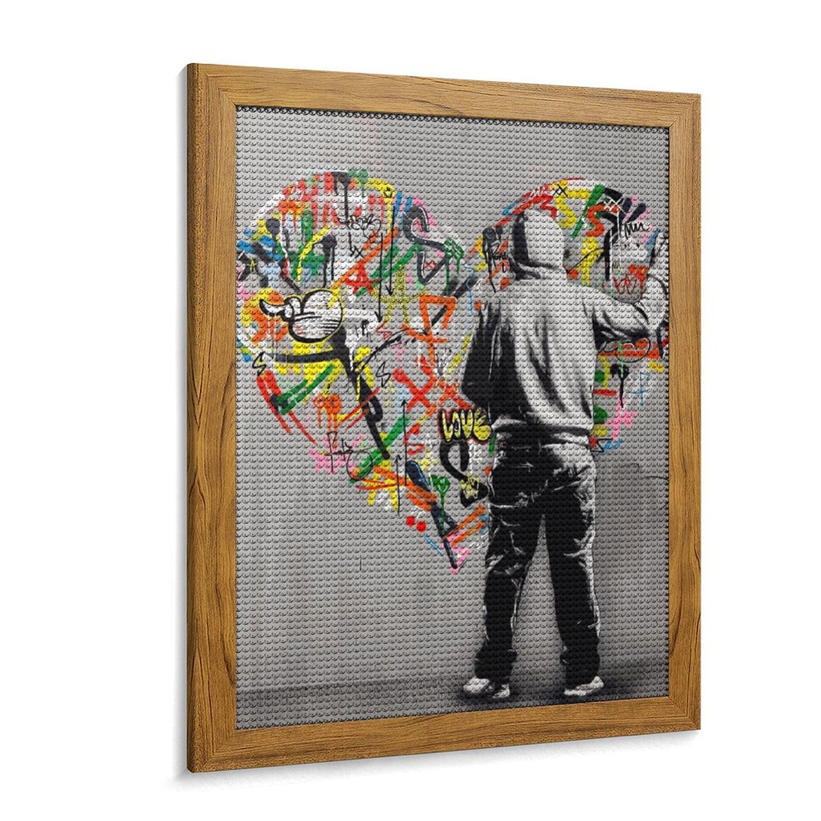 Amazon.co.jp: ダイヤモンドアート Banksy バンクシー 5D ビーズ
