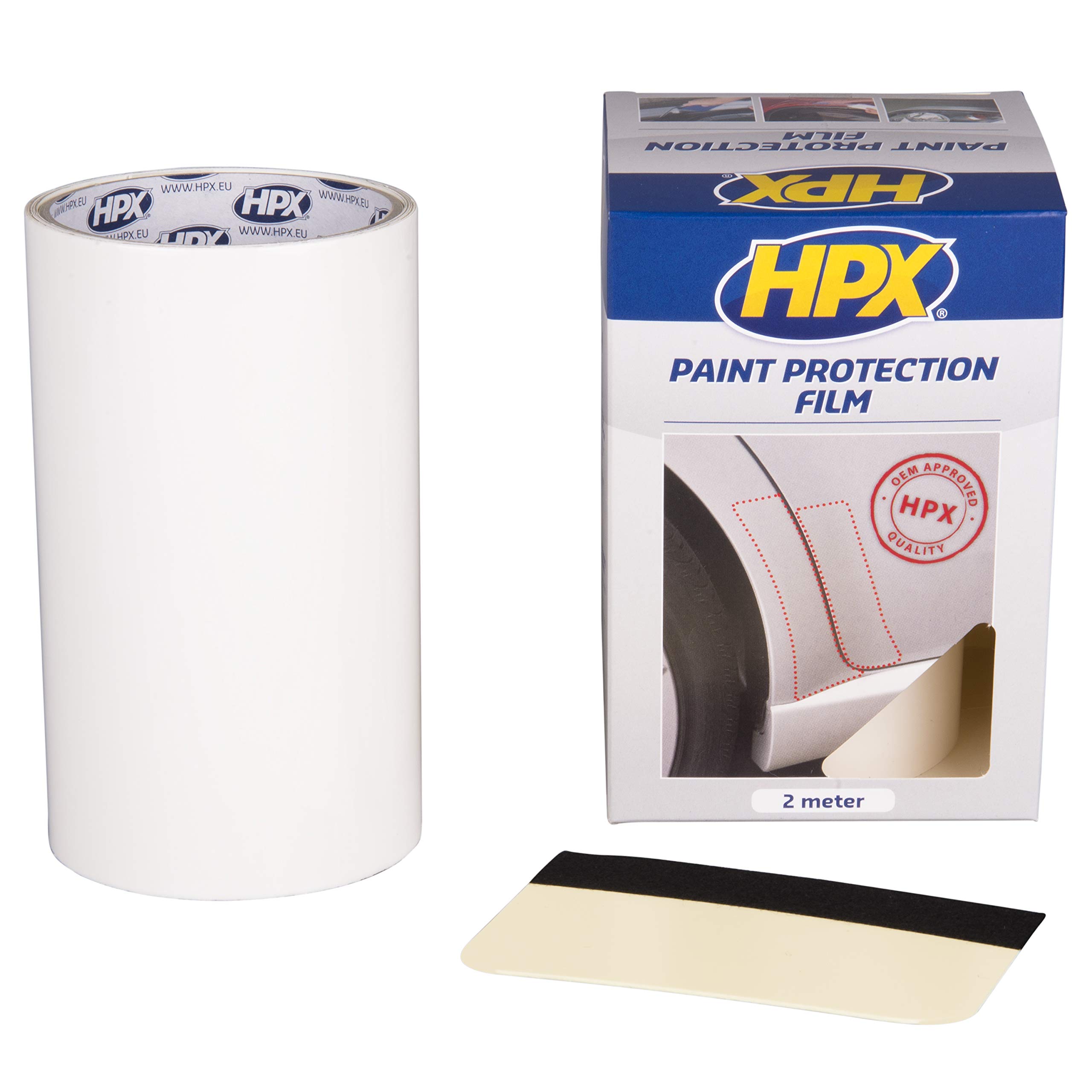 Film protection peinture contre rayures de coffre et gravillons transparent 150mm
