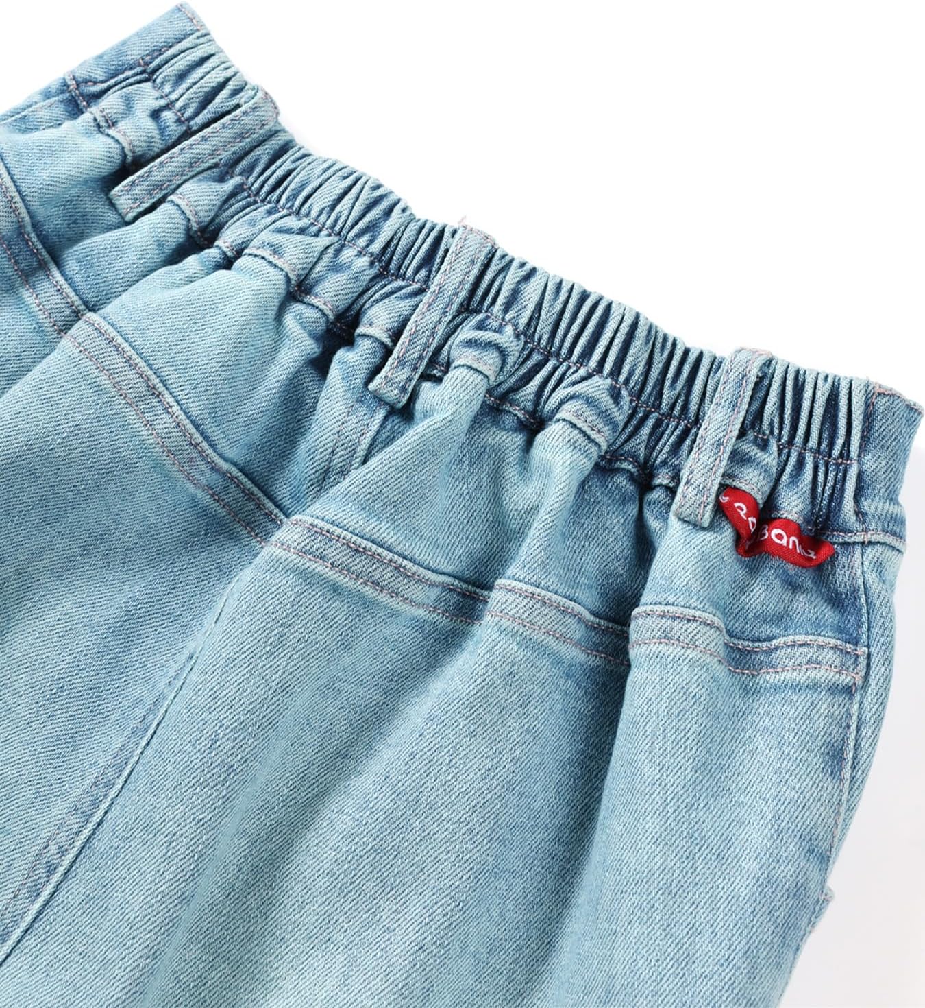 Girls Flare Jeans Denim Wide Leg Pants High Waist Casual with Pockets Kids Clothes 6-16Y - Image 6