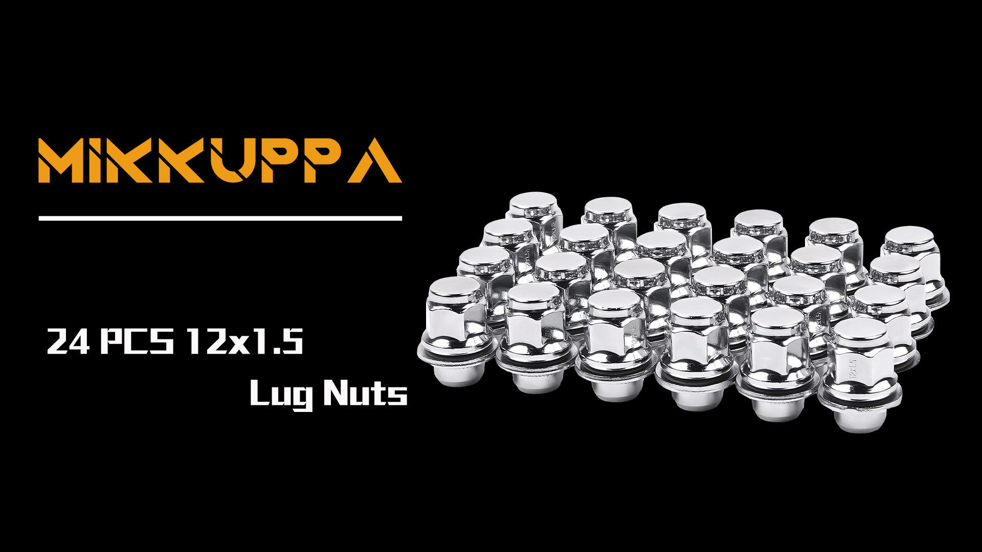 Amazon.com: MIKKUPPA M12x1.5 Lug Nuts Set of 24pcs Hex 13/16