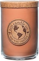 Vista 72 de ECO CANDLE CO. Vela reciclada, Pastel de Ron y Caramelo, 26 oz. - Aromas de Caramelo, Ron, Arce, Almendra, Pera y Vainilla - 100% Cera de Soya, Sin