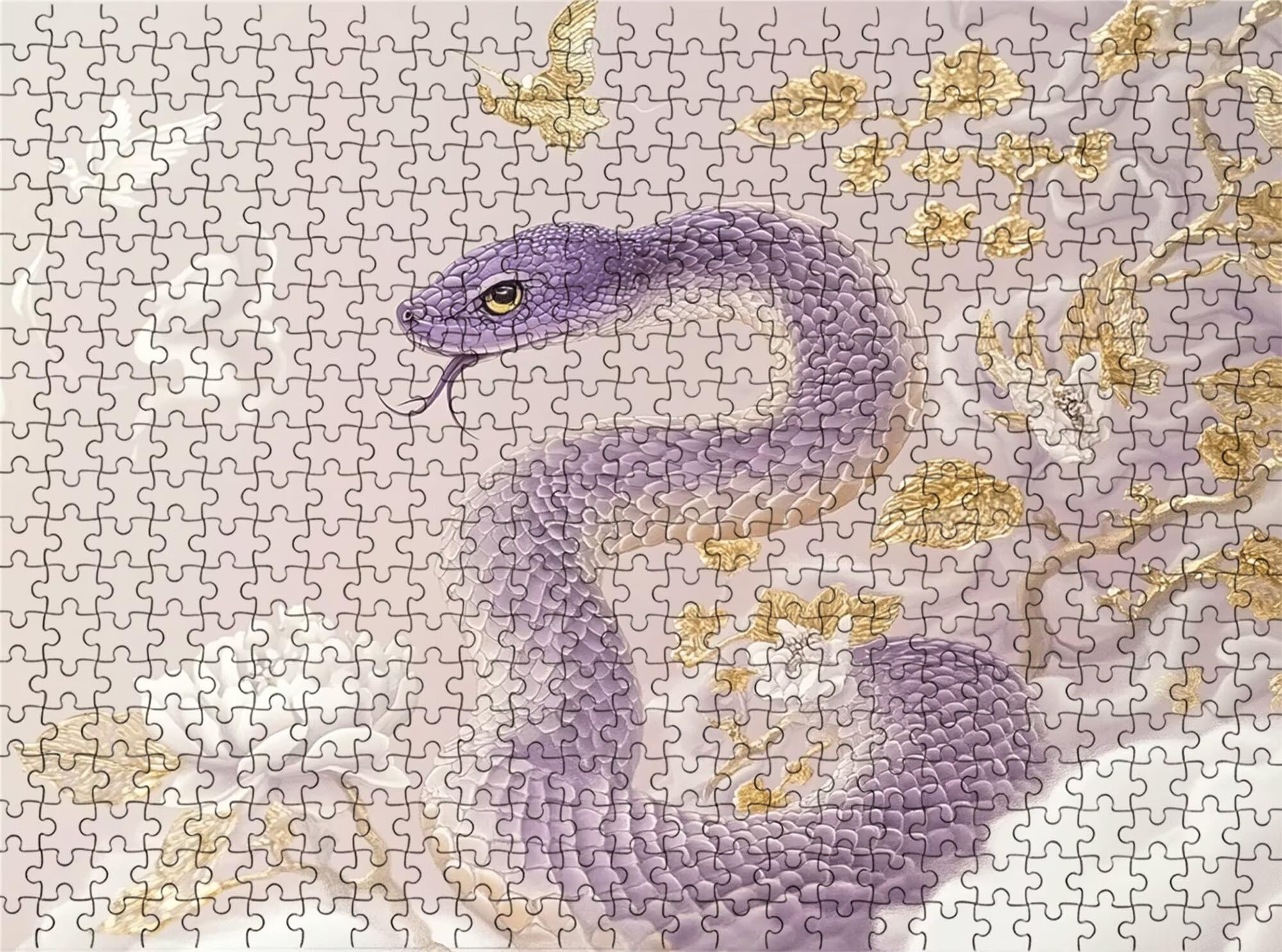 Puzzle 6000 elementów, puzzle węża zwierzęcego 6000 elementów dla dorosłych i dzieci, premium artystyczna łamigłówka, 179,5 x 105,5 cm klasyczna gra puzzli dla dorosłych, dekoracja domu, prezent dla