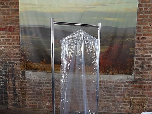 Miniatura 5 de NAHANCO NTP354, Plástico Perforado Poly Garment Bolsas en un Rollo, 12 mil., 54"H x 21" W x 4" D, transparente (rollo de 466)