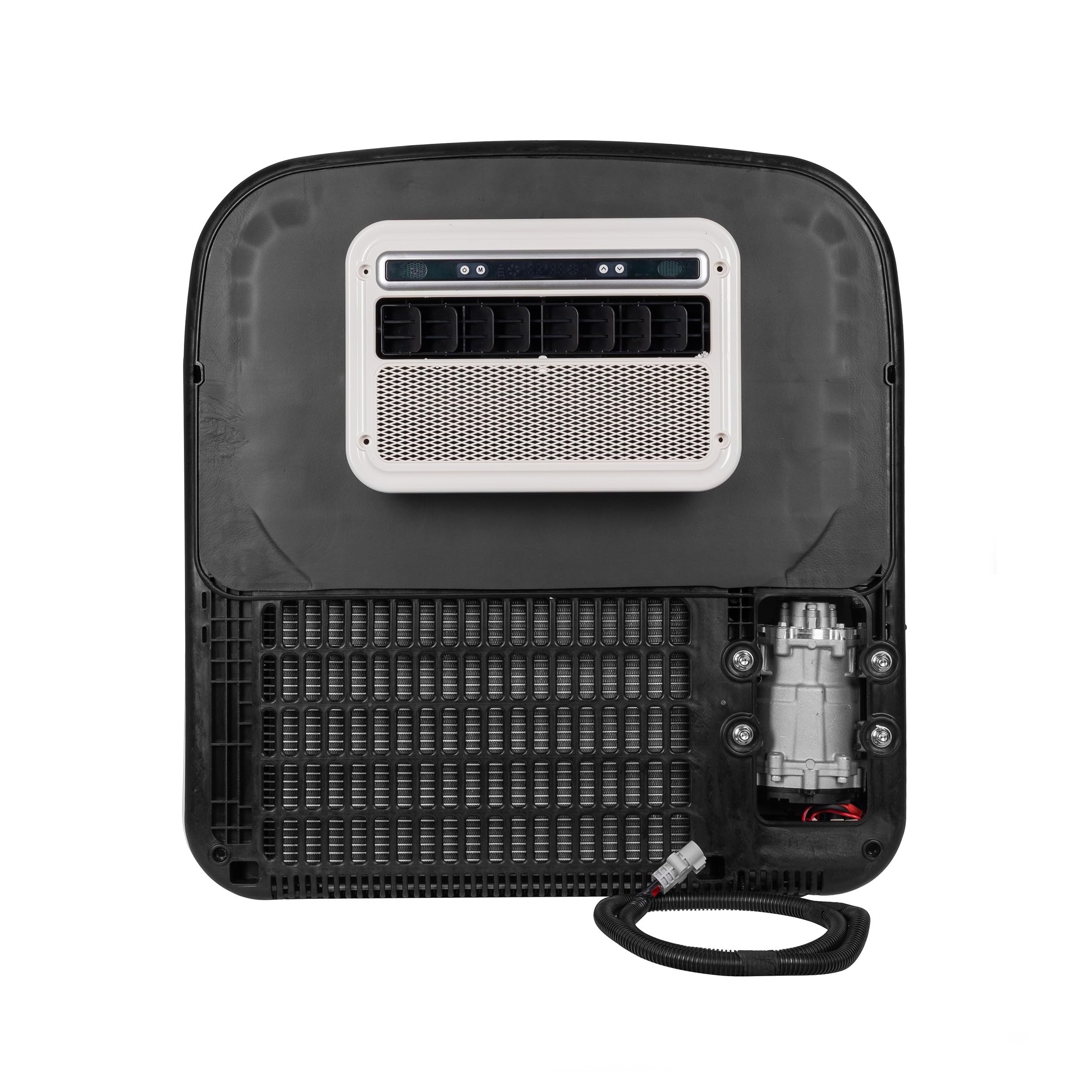 Condizionatore Camper 24V 1800W, Climatizzatore da Tetto Elettrico 750W, Aria Condizionata Camion Roulotte Trattore Escavatore, Raffreddamento Cabina con Telecomando, 60dB, 29kg Universale