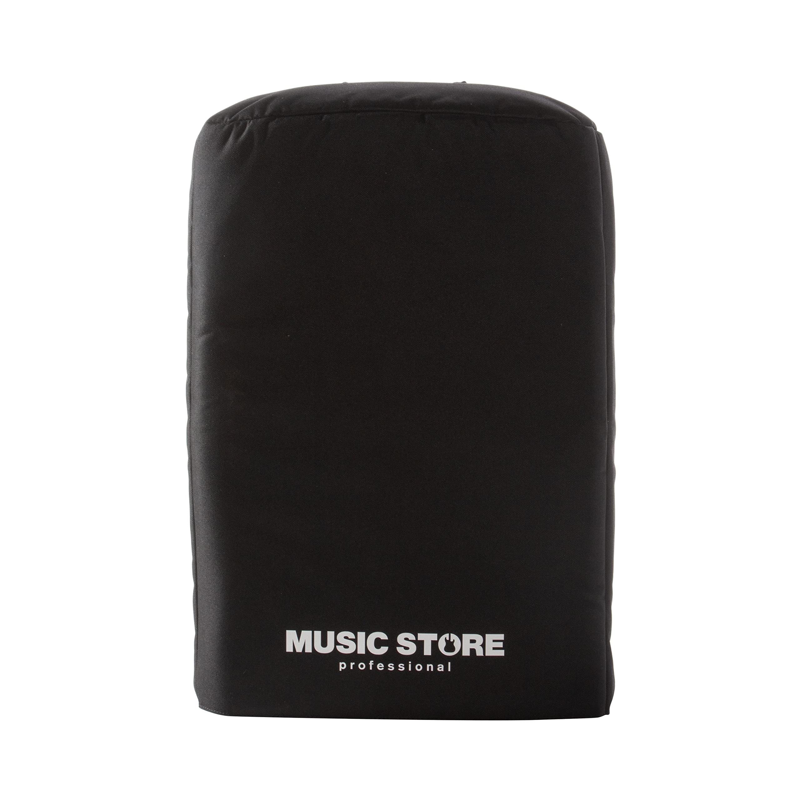 MUSIC STORE Aktiver Lautsprecher Set, 200W RMS, 600W Peak, 12" Tieftöner, 1" Hochtöner, XLR/Klinke Eingang, Cinch Ausgang, EQ