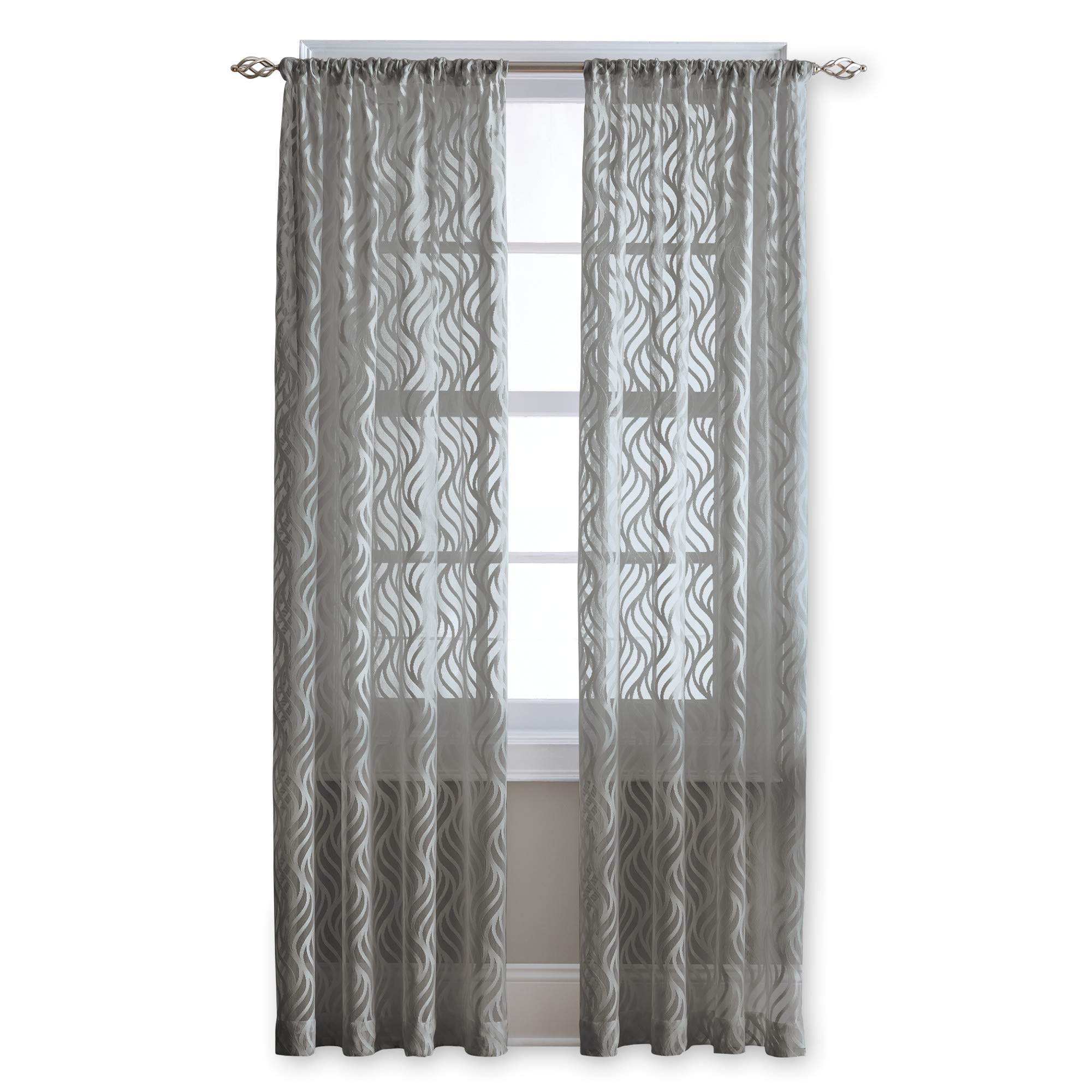 CHF Curtain Panel, Grey, 84", W 50" x L 84" (1 Panels) - Image 2