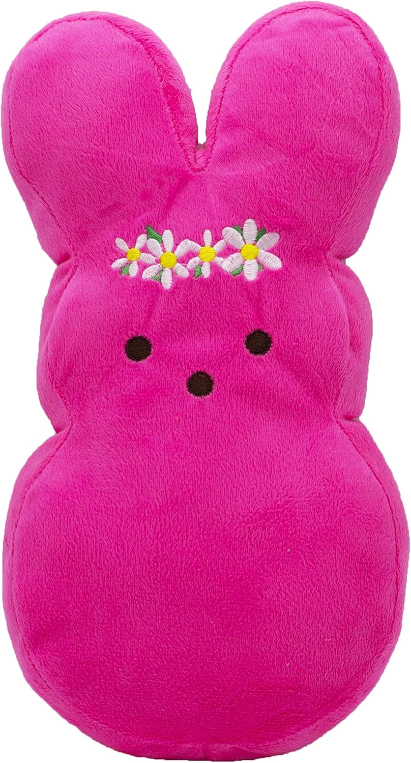 Peeps for Pets Plush Bunny Toy for Dogs Embroidered