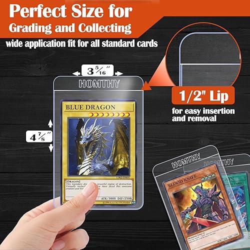 Miniatura 2 de Tarjeteros semirrígidos de 50 quilates para tarjetas intercambiables, fundas para tarjetas con protector de tarjetas de béisbol de 12 pulgada para