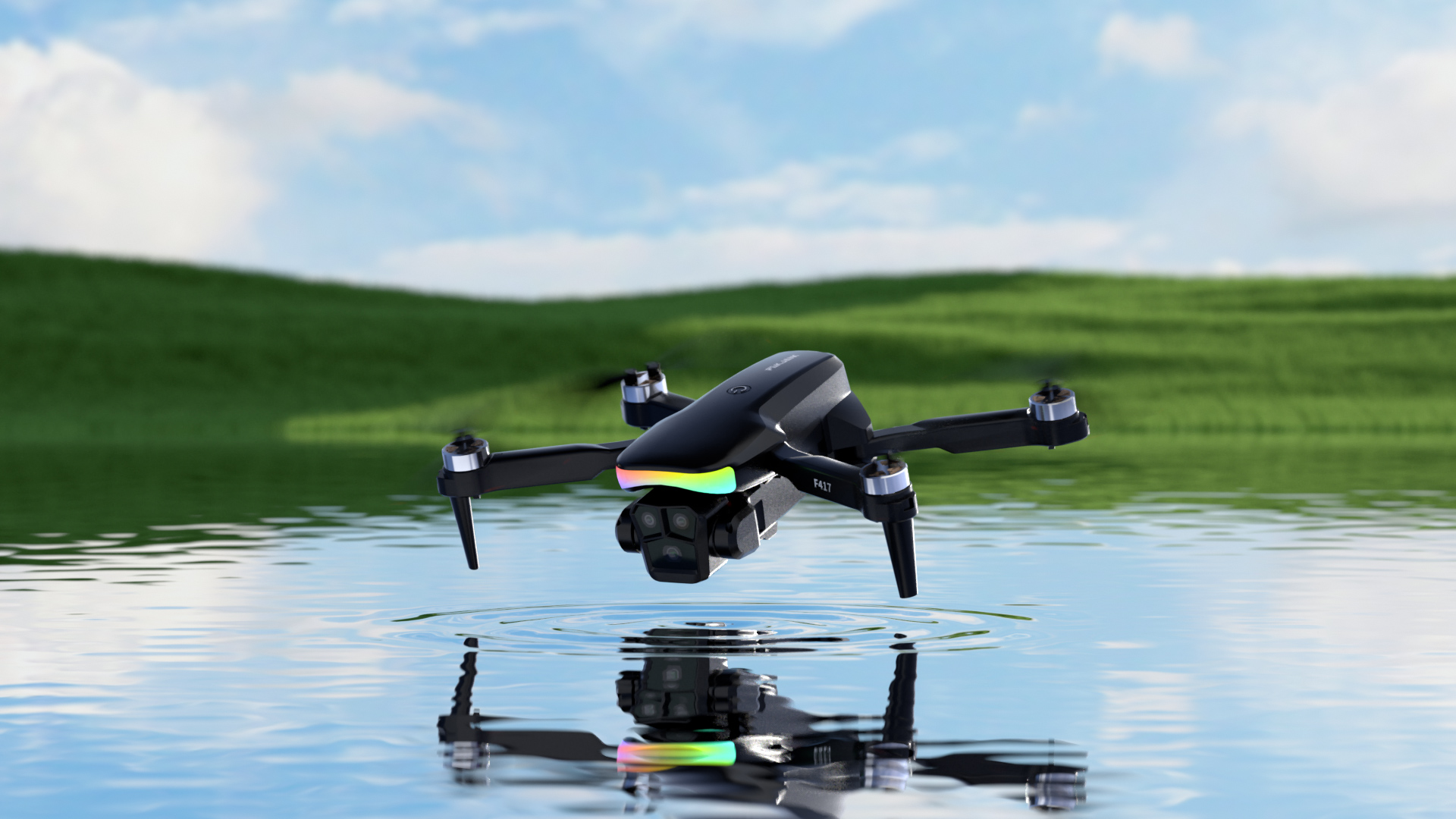 F417 Mini Drohne Mit 1080P Kamera & LED Beleuchtung - Ideal Für Einsteiger