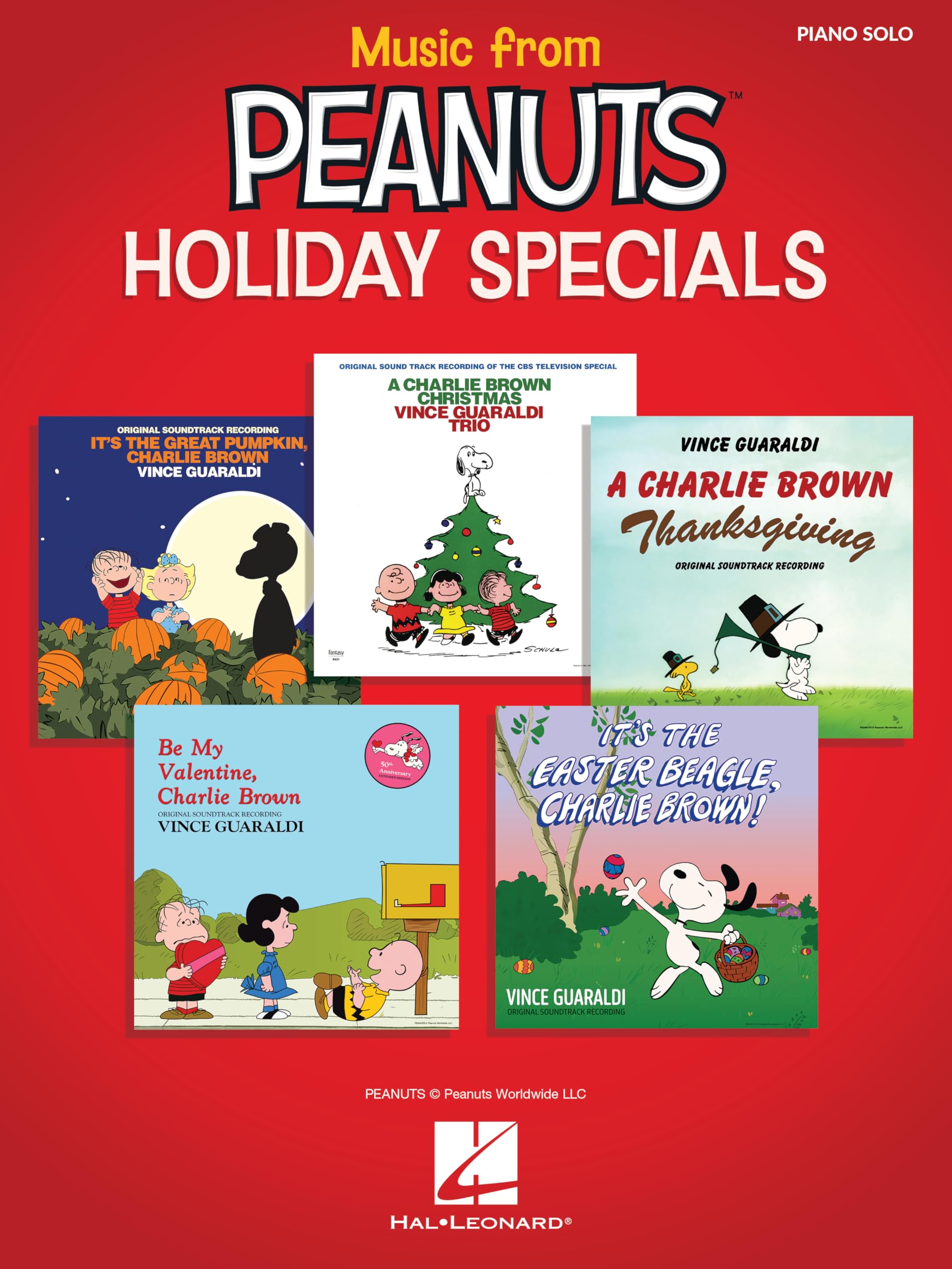 Music from Peanuts Holiday Specials - Piano Solo Sheet Music for Piano and Voice | Vince Guaraldi | 20 Classic Themes from Beloved Television Holiday Specials for Seasonal Playing and Gifting