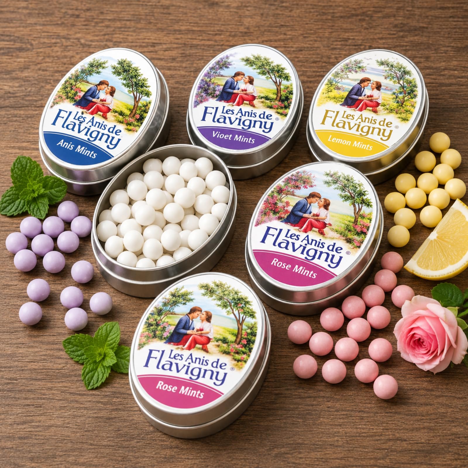 Les Anis de Flavigny Cukierki anyżowe róża 50 g