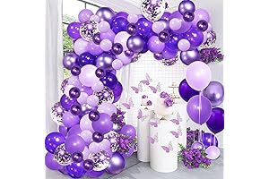 Purple Shades Balloons Garland Arch Kit