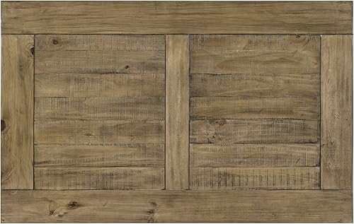 Miniatura 8 de Mesa de centro con almacenamiento para sala de estar, mesa de centro de granja de 45.2 pulgadas, mesa central rústica moderna con compartimento