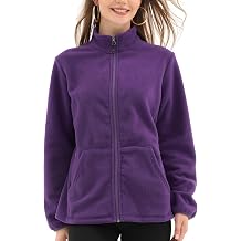 Argstar Womens Fleece Jacket 6 Pockets XS-2XL