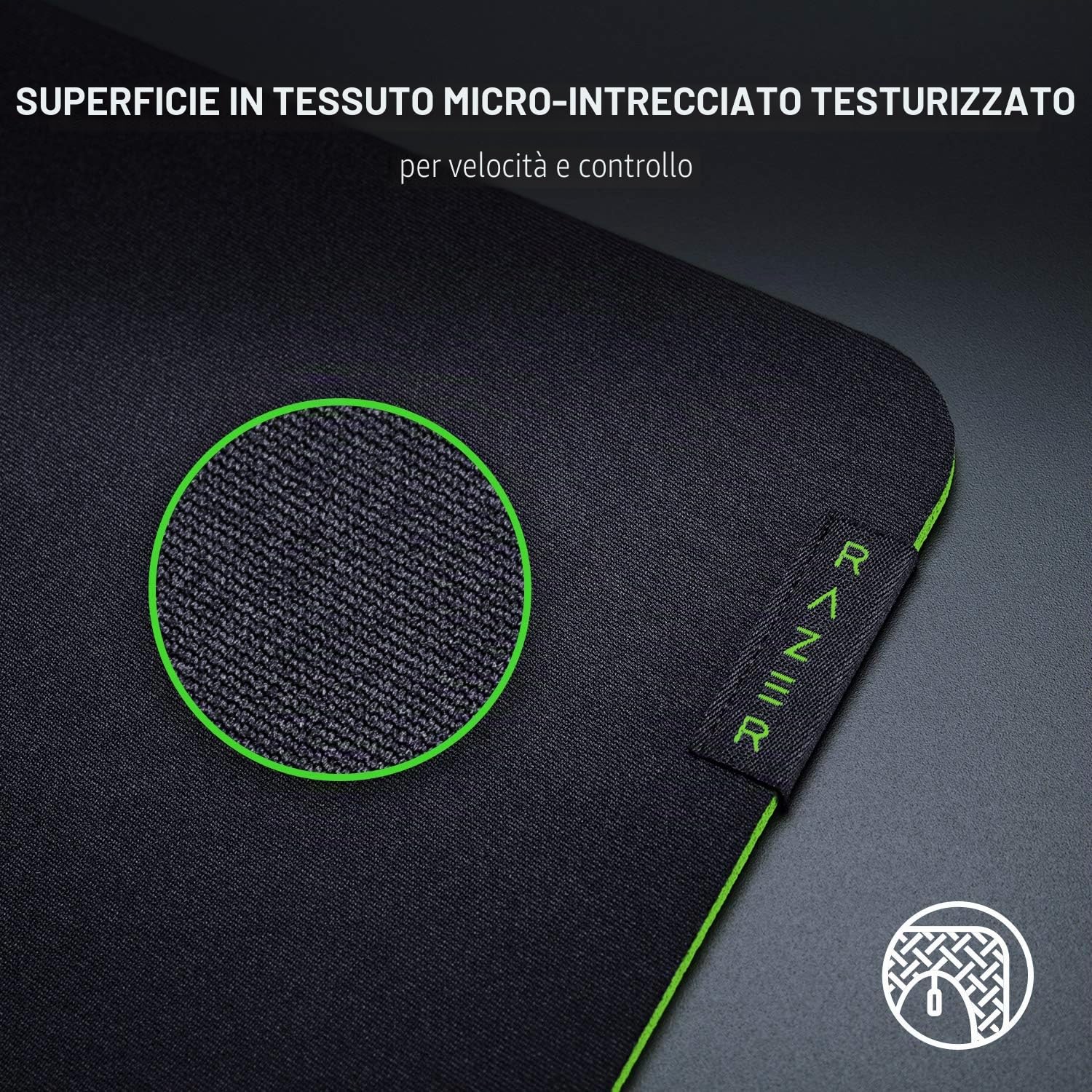 Razer DeathAdder Essential (2021) - Mouse da Gioco Cablato con Sensore Ottico da 6400 DPI & Gigantus V2 Medium - Soffice tappetino per mouse gaming per una elevata velocità e controllo