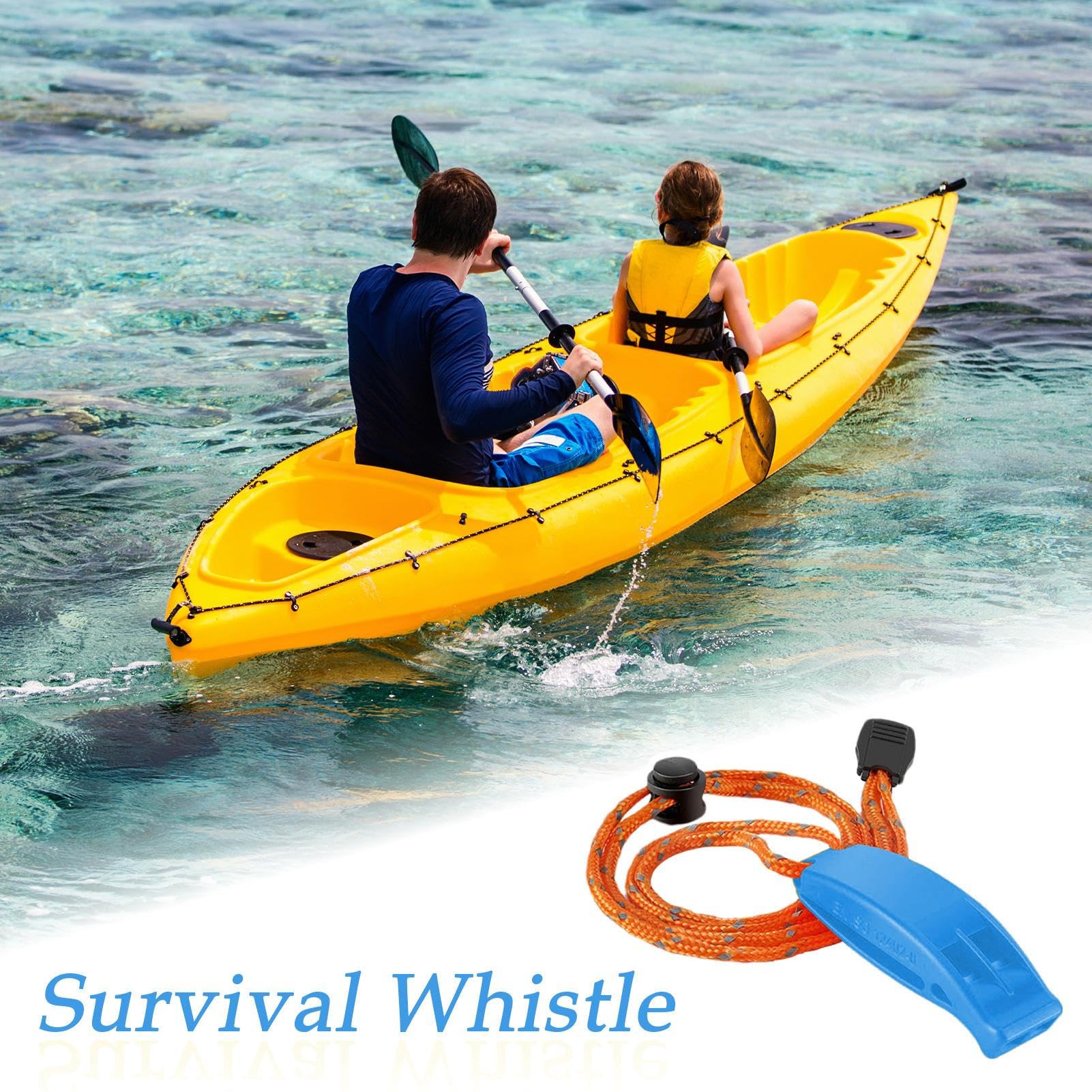 Sifflet de survie – Fournitures d'extérieur imperméables et antirouille | Sifflet d'extérieur pour équipement de sport randonnée | Sifflet de sécurité en plein air | Entraînement en milieu sauvage