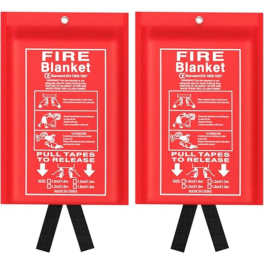 Emergency Fire Blanket 2 Pack