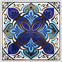 Vista 26 de DICOFUN 1 hoja de azulejos de cobre para despegar y pegar, azulejos de acero inoxidable para salpicaduras de metal para cocina, pegar en protector