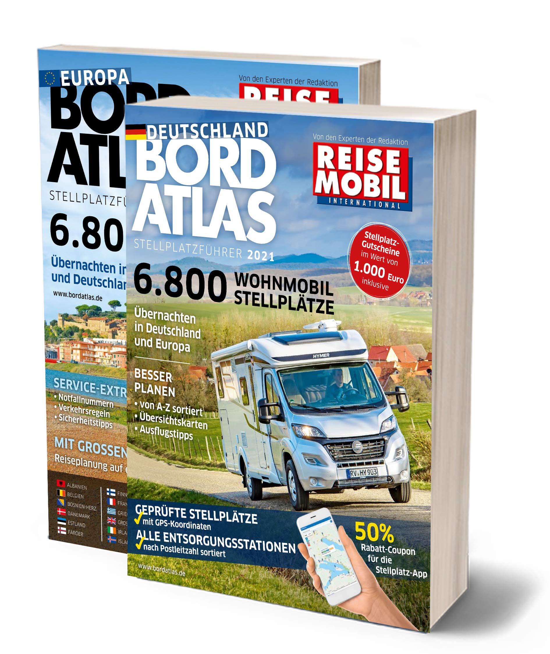 Bordatlas Stellplatzführer 2021: Deutschland und Europa