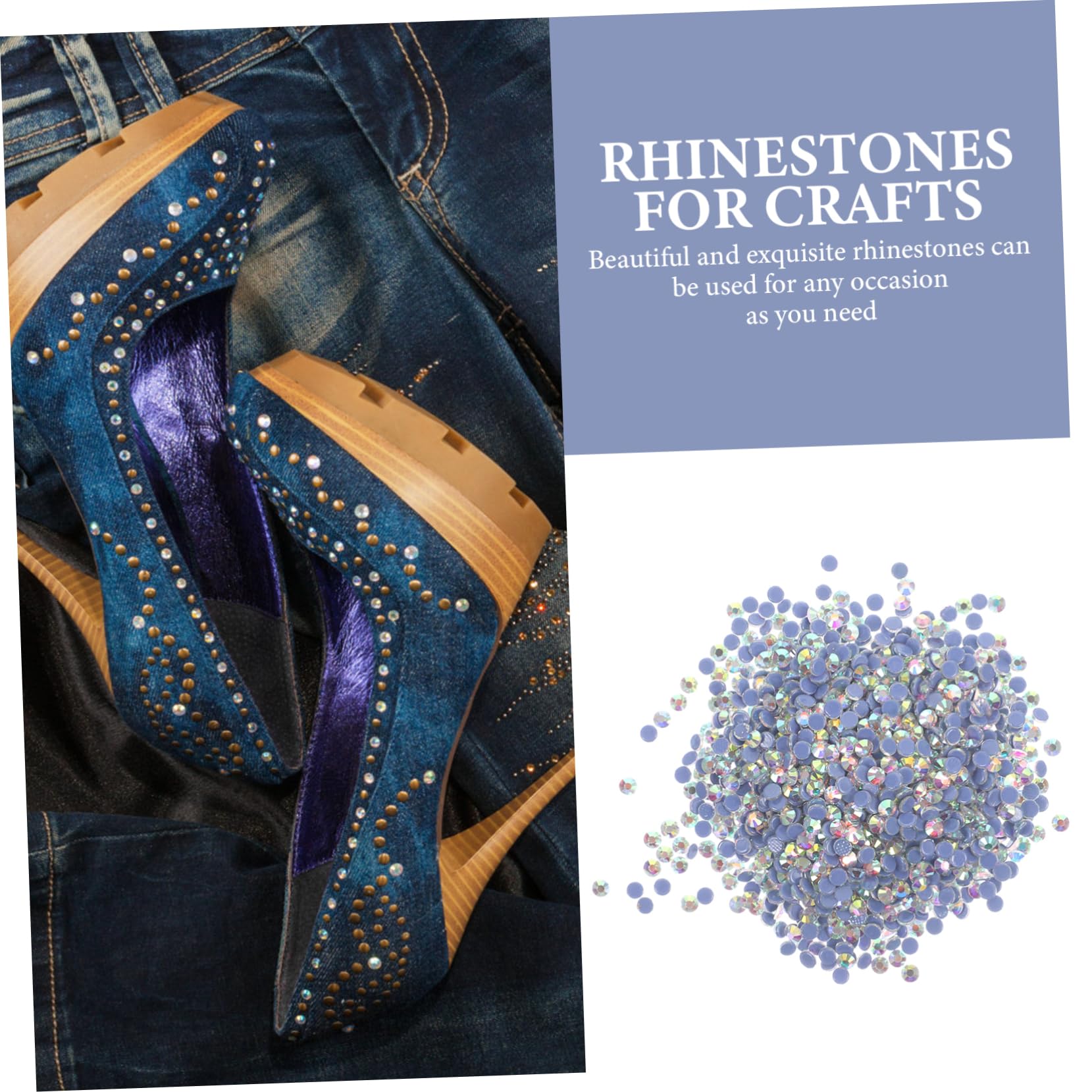 YHMQ DU Hotfix Strass-steentjes, bulk, 10.000 kristallen hotfix strasssteentjes voor kunsthandwerk, kleding, doe-het-zelf decoratie ClearAB SS20, 4,6 - 4,8 mm