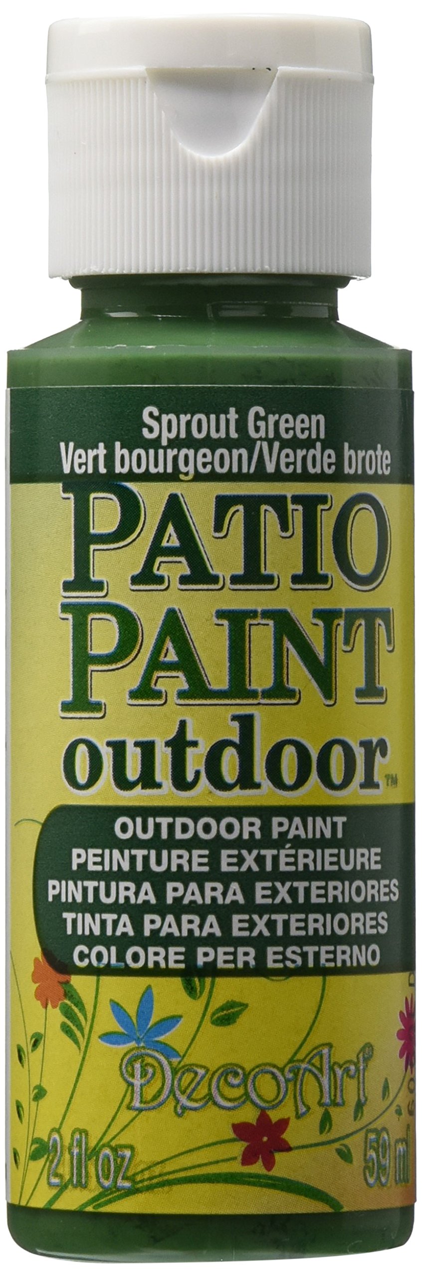 Outdoor Acylic Paint, Acrylic, Sprout Green, 59 ml (Pack of 1)