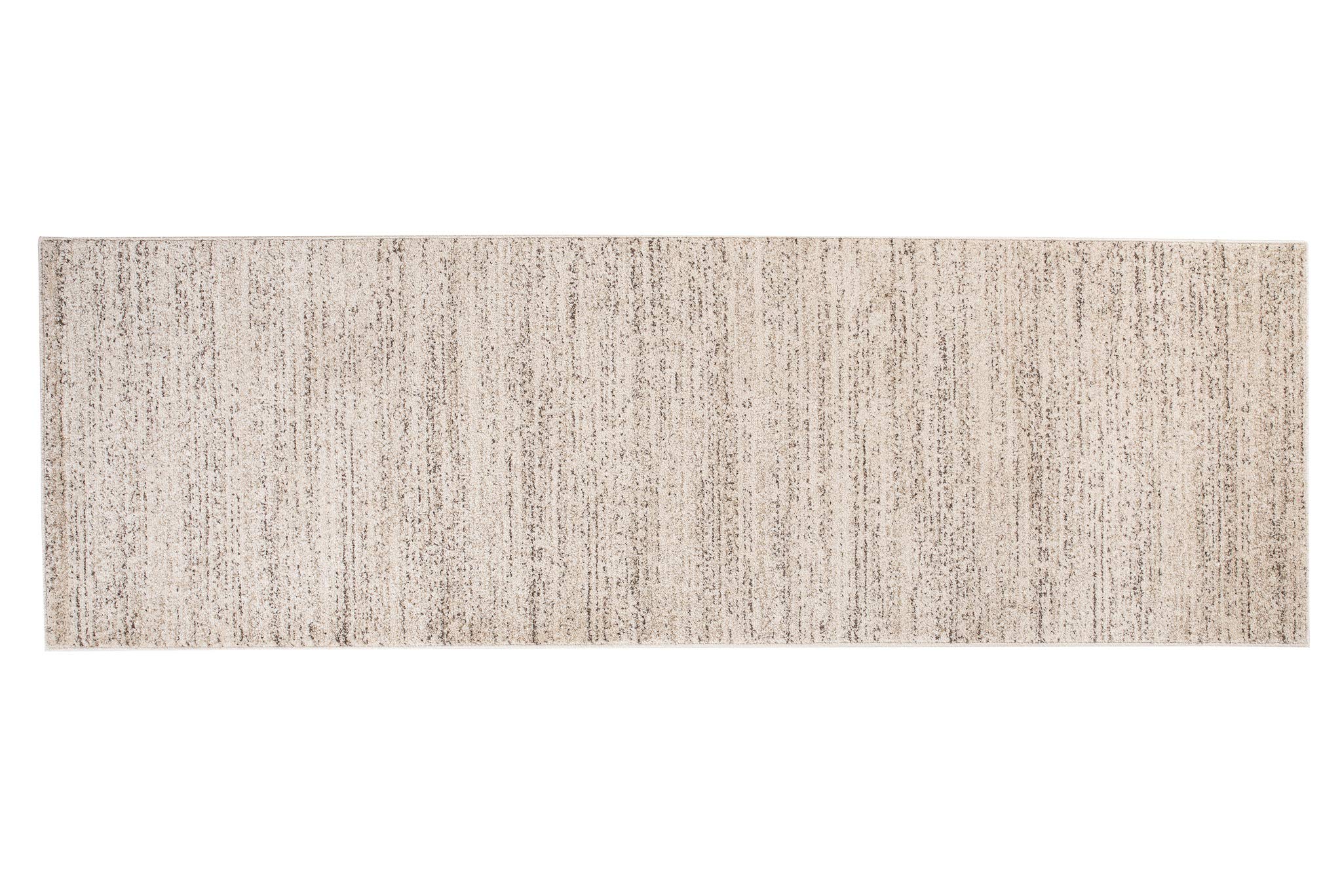 Mazovia Tappeto per Corridoio - Passatoia Corridoio Moderne Astratto - Tappeto a pelo Corto per Ingresso, Salotto - Certificato Oeko-Tex - Corridore a Metro - Crema 70x400cm