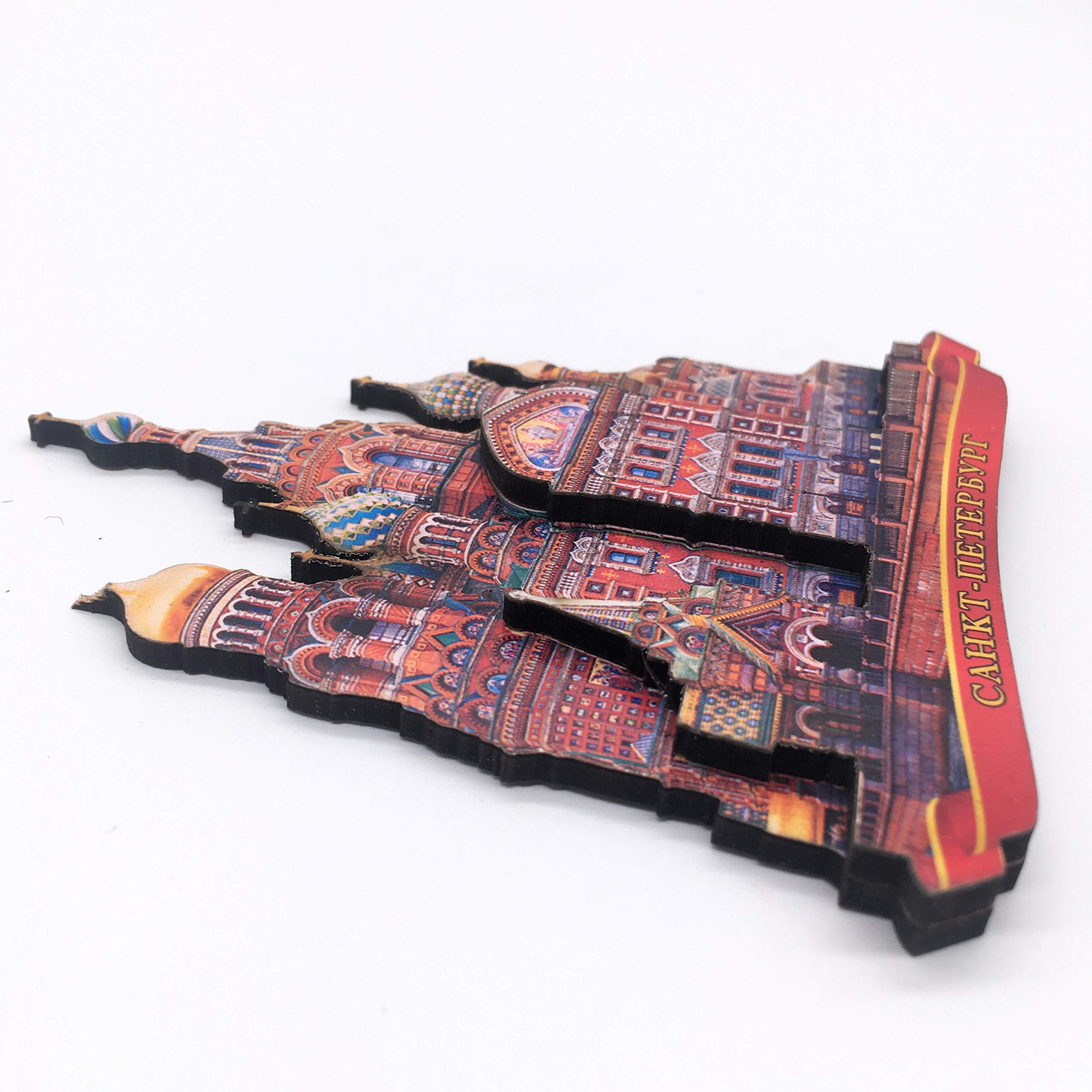 Magnete Frigorifero Vladivostok Russia In Legno 3D, Souvenir Di Viaggio Artigianale