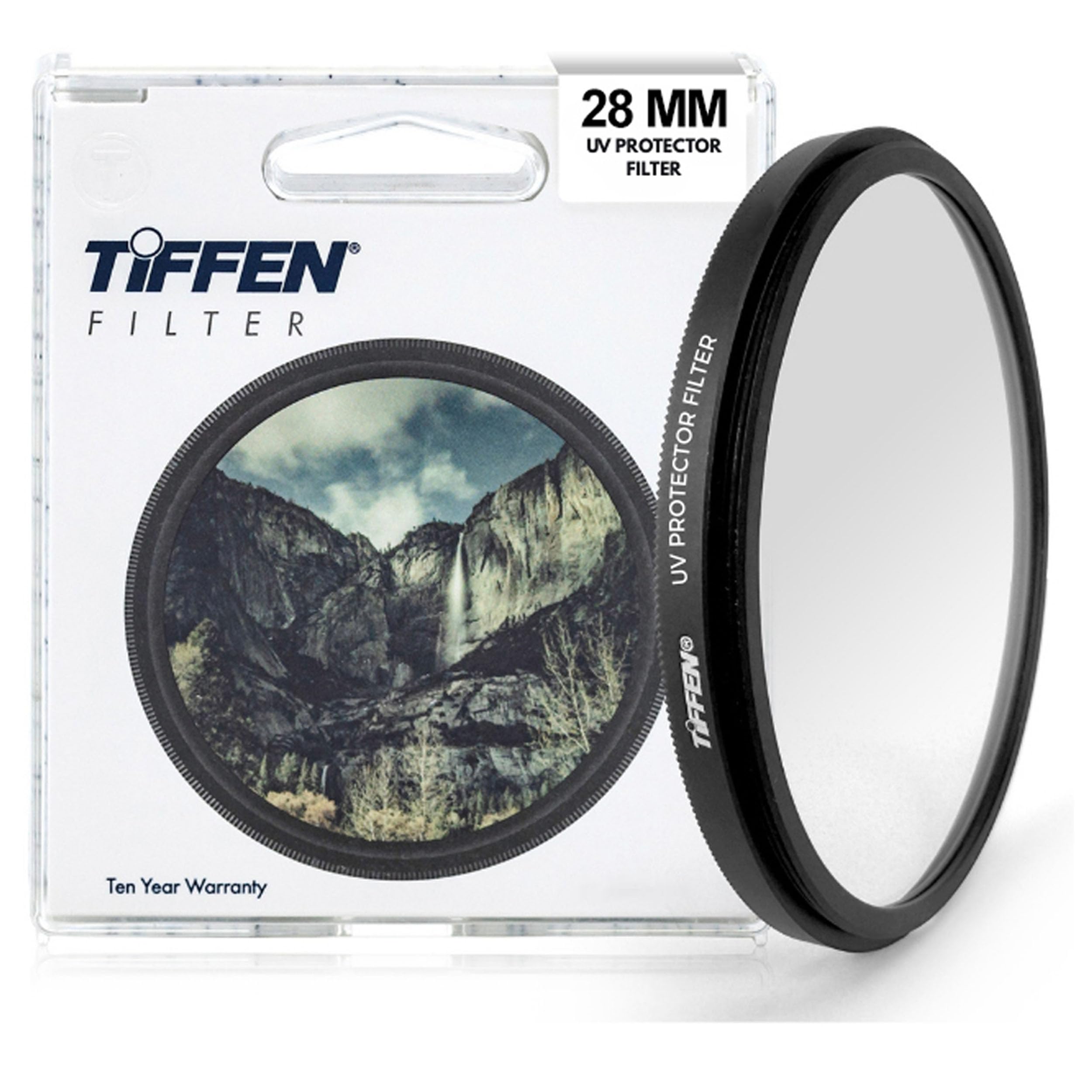 Tiffen 28mm UV Protector Filter 28mm Lens Filter Impact &amp; Scratch Resistant